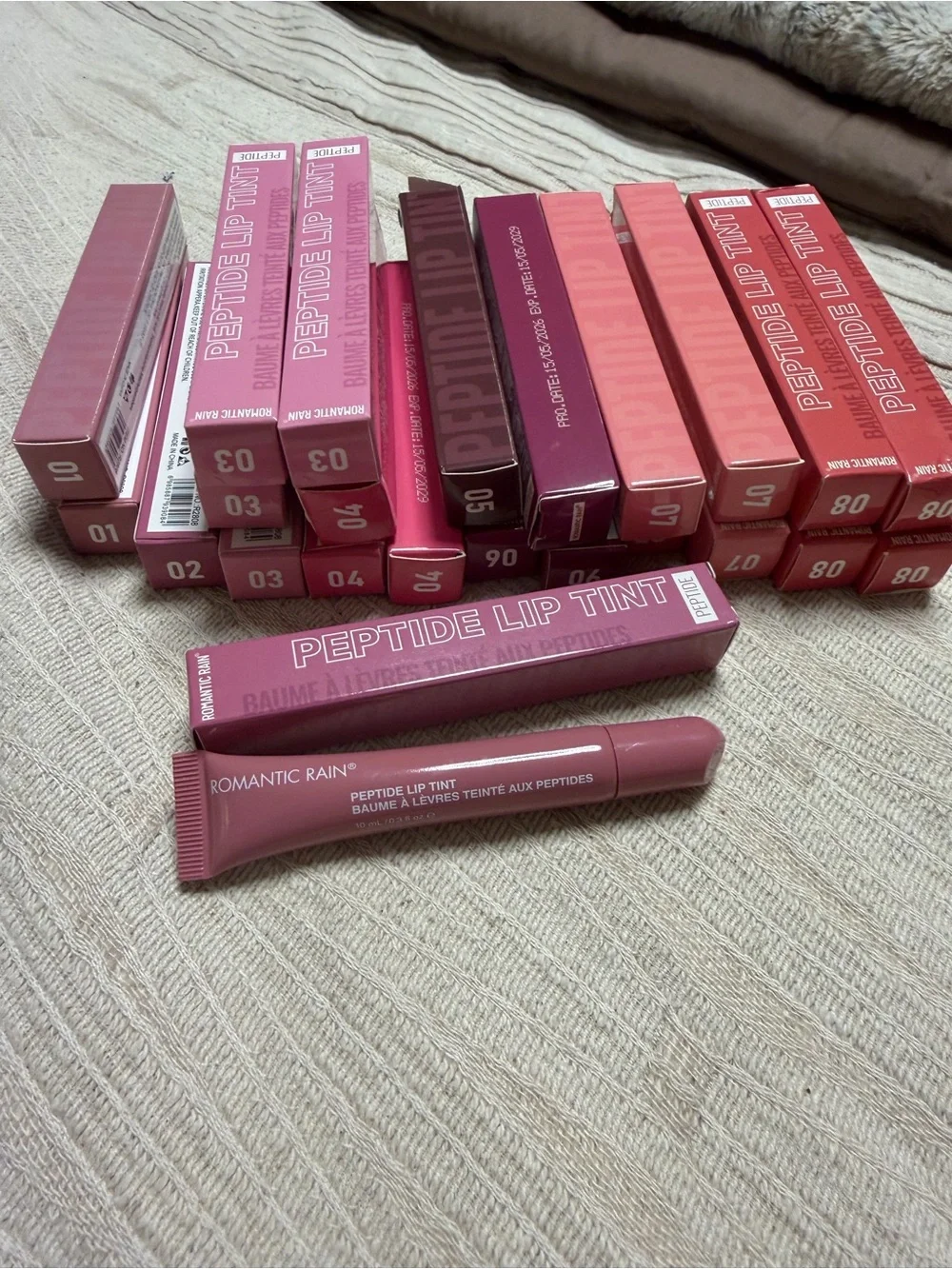 Peptide Lip Tint - Dusty Rose Pink Shade 2 by Romantic Rain - NIB
